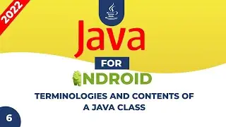 Core Java for Android Development   Terminologies used in Java  - 6