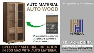 Speed Up Material Creation In 3ds Max With Auto Material! (Malayalam)