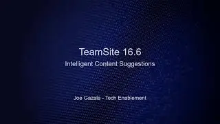How to use enhanced suggested content in Experience Studio | OpenText™ Web CMS