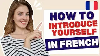 Easy Self Introduction in French // French Lesson for Beginners