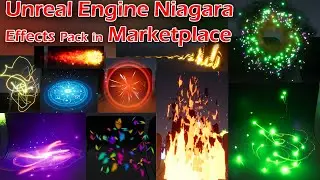 Unreal Engine Niagara Effects pack in marketplace