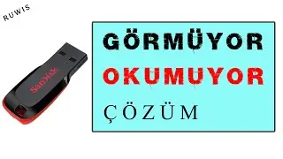 Flash Bellek Açılmıyor / Flash Bellek Gözükmüyor (ÇÖZÜM) Flash Bellek Format Atma