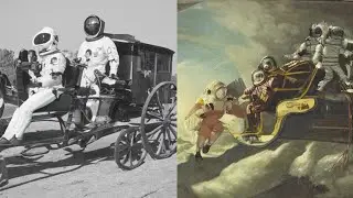 Stable Diffusion Astronaut Animation - AI generated image-sequence