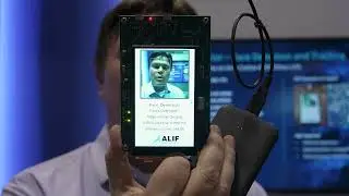 Alif Semiconductor Demo of Battery-powered Embedded Vision with the Ethos-U55  and Arm's Cortex-M55