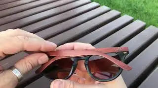 Солнцезащитные очки унисекс из натурального дерева с поляризационными линзами Blackwood
