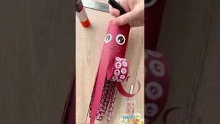 Construction Paper Octopus 🐙 | Easy Ocean Animal Craft for Kids