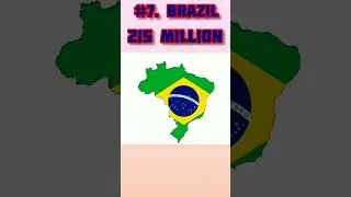 Top 10 countries in population #population #top10