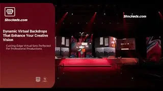 STAGE MYUU6 | DMX | unreal engine corporate virtual set | integrated with aximmetry