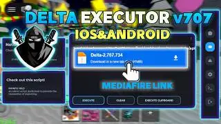 Delta Executor Mobile NEW Update (v2.707) | Download & Install Best Roblox Executor  (iOS & Android)