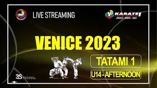 Karate1 Youth League - Venice 2023 - Live streaming Day 4 Afternoon Tatami 1