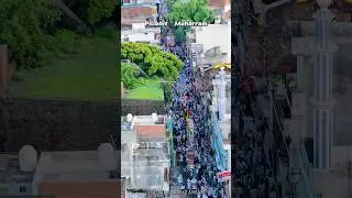 Pilibhit muharram asra 10 तारीख़ #moharram #drone #dronevideo #arwazansari #asra #muharram2024