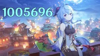 Ganyu 84k To 1 Million Damage Showcase Genshin Impact