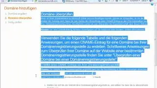 Office 365 eigene Domäne einrichten