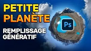 Comment faire un effet petite planète avec l'aide de remplissage génératif | Tuto Photoshop