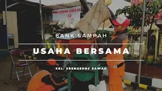 Proses pengolahan komposting & Bank sampah usaha bersama Kel. Srengseng sawah, Jagakarsa.