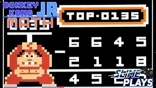 WHAT IS THIS GAME?? | Slime Plays: Donkey Kong Jr: Math