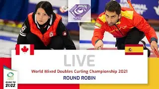 Canada v Spain - Round robin - World Mixed Doubles Curling Championship 2021