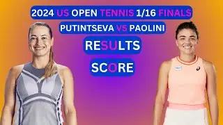 Jasmine Paolini vs Yulia Putintseva Results & Score 2024 US Open Tennis 1/16-Finals