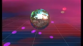 Boule Disco et jeu de lumière