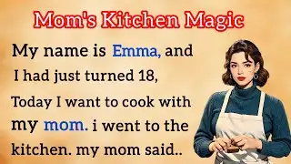 Learn English Through Stories | Story Level 1 | Mom's Kitchen Magic | Graded Reader | Listen & Speak