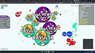 AGAR.IO SERVER TAKEOVER WITH BOTS #700 || OP-BOTS.COM