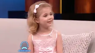 6-Year-Old Melts Hearts w/ Her Song & Big Dreams!🧒🏼🩷 II Steve Harvey