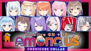 【AMONG US】Hololive EN + ID Collab [ALL POVS] [Full Highlights]