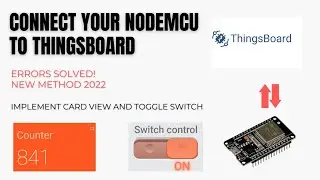 How to connect nodemcu (esp8266) to thingsboard 2022 | Errors solved | Implement toggle switch