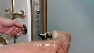 Замена цилиндра в замке Cisa Revolution PRO в бронедвери