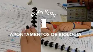 STUDY VLOG | APONTAMENTOS DE BIOLOGIA E MATEMÁTICA