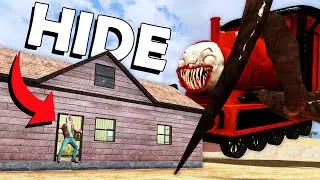 Hunted by CHOO CHOO CHARLES! (Garry's Mod)