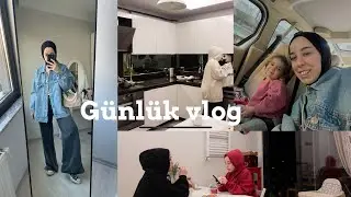 VLOG: ev işleri bitmiyooor!? herşeyden biraz, alışveriş, kuzenimle tanışın