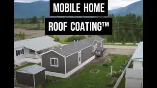 Does Roof Coating Work on Mobile Homes? #roofcoating #mobilehomes #mobilehomeliving #roofpainting