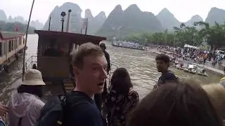 old Chinese ferry at XingPing