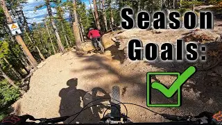 SEASON GOAL: Smooth Run Down DOUBLE BLACK TECH | Trestle DH Trail