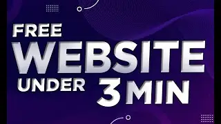 How to create a free website under 3 minutes