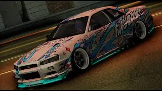 Drift Paradise MTA | Рисуем Nissan Skyline R34 GT-R @jiexaspb