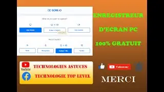 Enregistreur d'écran 100% gratuit