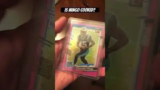 Can Mingo win a WR spot this year?  He might be WR4 already #shorts #sportscards #carolinapanthers