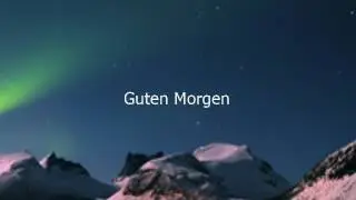 How to say Good Morning in German