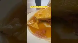 Traditional Portuguese sandwich - Francesinha #food #foodie #foodlover #foodexperience #foodshorts