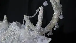 Процесс создания головной убор олень #лисьямастерская
