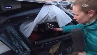 ОСМОТР МАШИНЫ САИДА ГУБДЕНСКОГО ПОСЛЕ АВАРИИ
