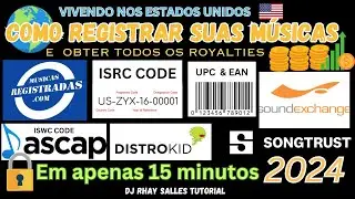 Como obter todos os seus royalties de sua música #ascap #soundexchange #isrc #iswc #distrokid
