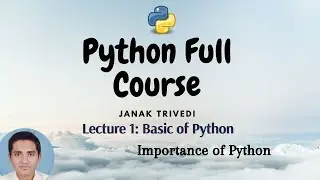 Lecture1. Basic of Python  || Python Programming Theory