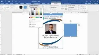 Cómo hacer una Credencial o Gafete en Word