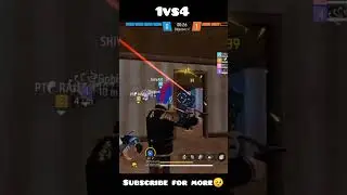 1vs4 🔥🤯 Best  Clutch Against Grandmaster Csr Spammers 🔥 Teammates Shocked !! 🔥😱 #shorts #whhgaming