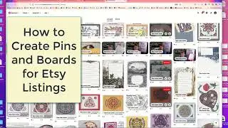 Pinterest Pins for Etsy Listings