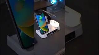 Wireless charger 3 in 1 | Easy way to charge iPhone AirPods & Apple Watch together #shorts