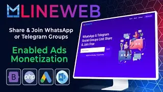 LineWeb – Join And Share WhatsApp and Telegram Groups PHP Scripts - LineMate - Krishna Apps